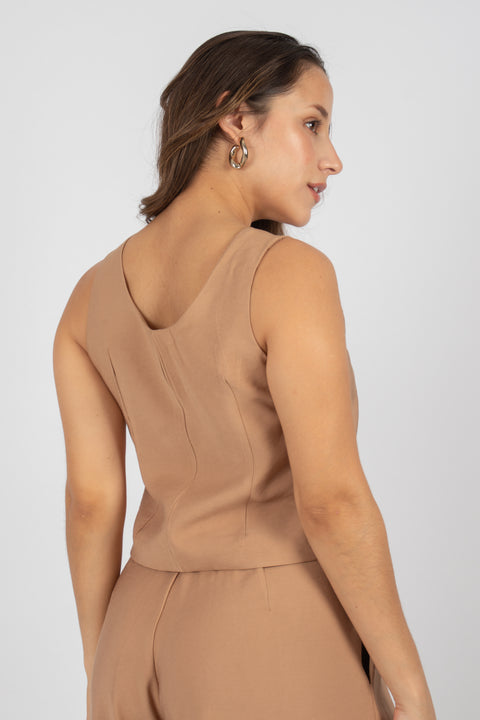 Chaleco Katherine - Camel