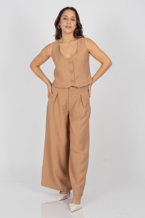 Chaleco Katherine - Camel