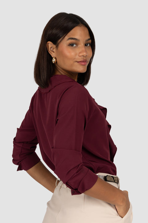 Blusa Brunella - Vino