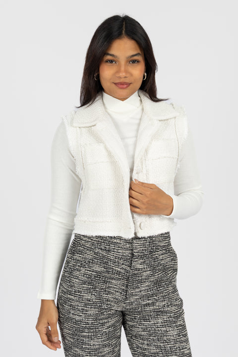 Chaleco Trish - Perla