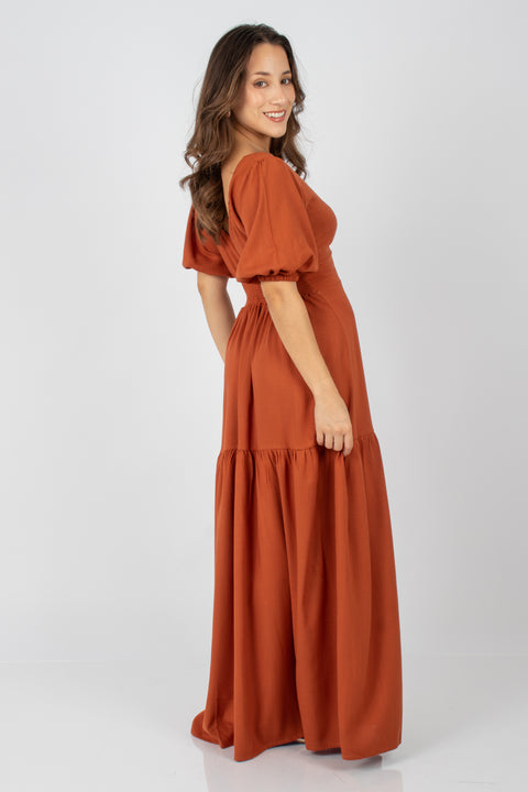 Vestido Berenice - Camel