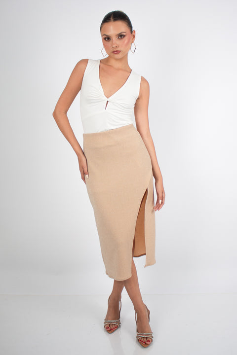 Falda Mafer - Beige