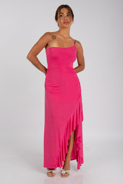 VESTIDO SAMIRA FUCSIA