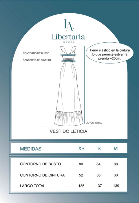 Vestido Leticia - Negro