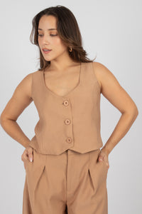 CHALECO KATHERINE CAMEL