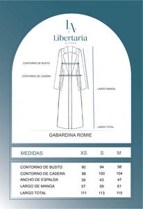 GABARDINA ROMIE CREMA