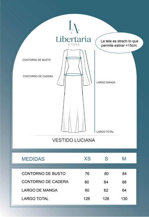 Vestido Luciana - Negro