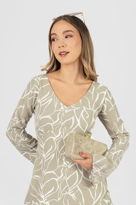 Vestido Brenda - Verde Olivo