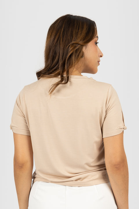 Camiseta Kiara - Beige