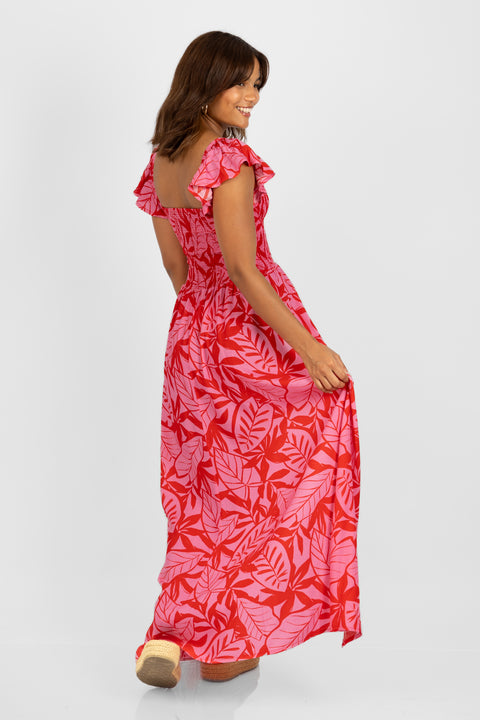 Vestido Lorena - Fucsia