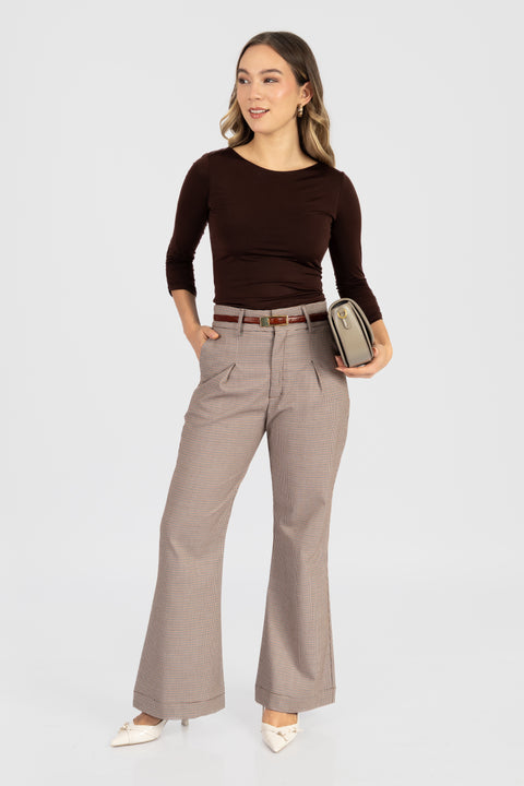 Pantalon Bianca - Principe de Gales