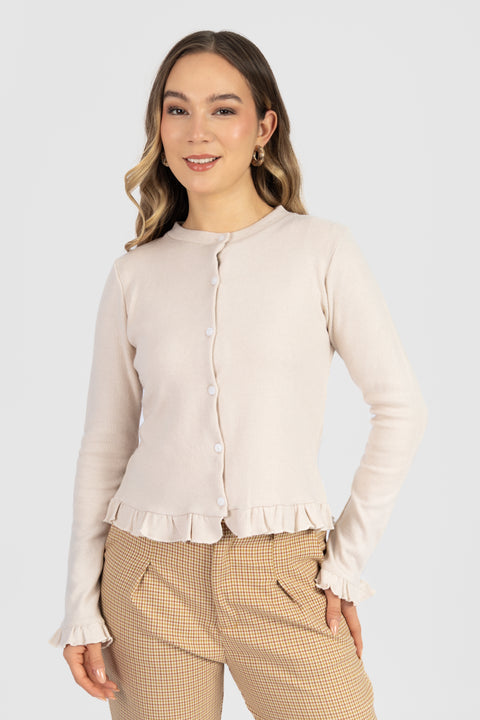 Cardigan Arlette - Crema
