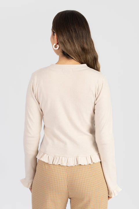 Cardigan Arlette - Crema