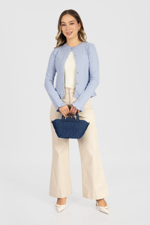 Cardigan Arlette - Celeste