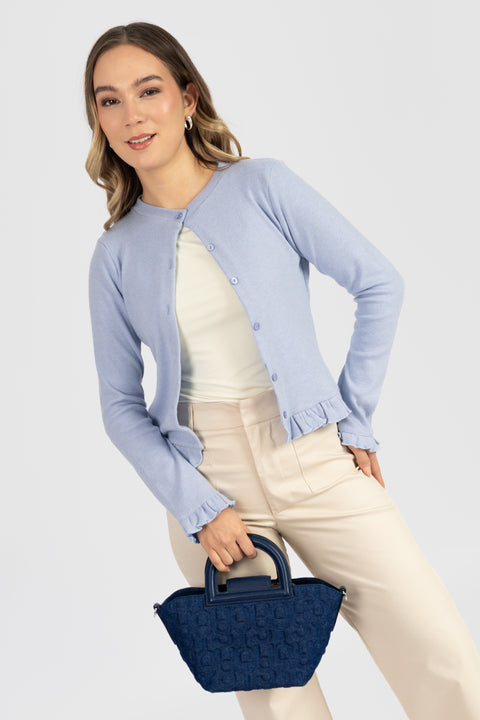 Cardigan Arlette - Celeste