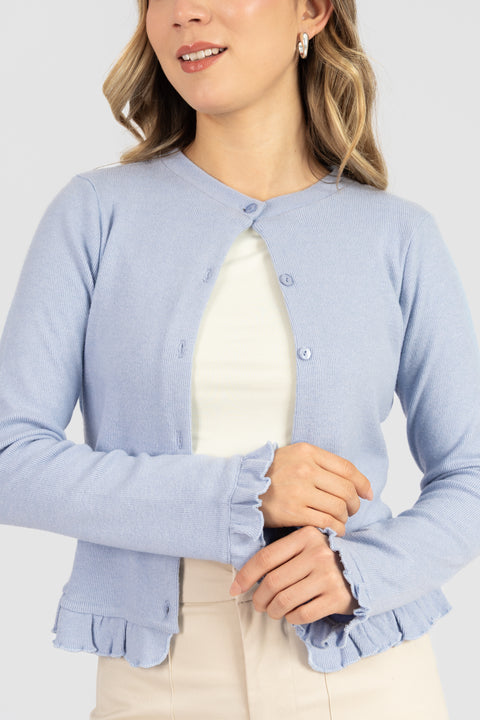 Cardigan Arlette - Celeste
