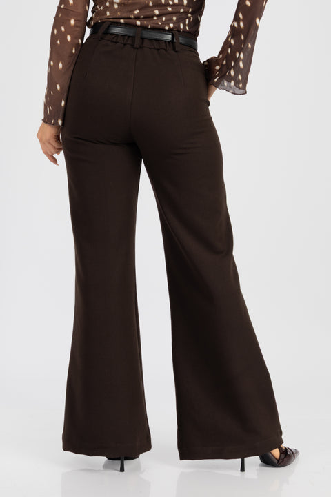 ⁠Pantalón Vanessa -  Chocolate