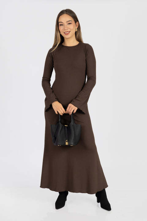 Vestido Cayetana - Chocolate