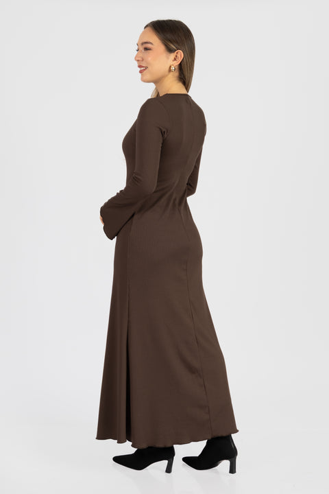 Vestido Cayetana - Chocolate