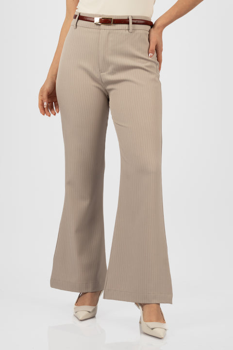 Pantalón Elisa - Beige Listado