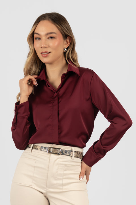 Blusa Brescia - Vino