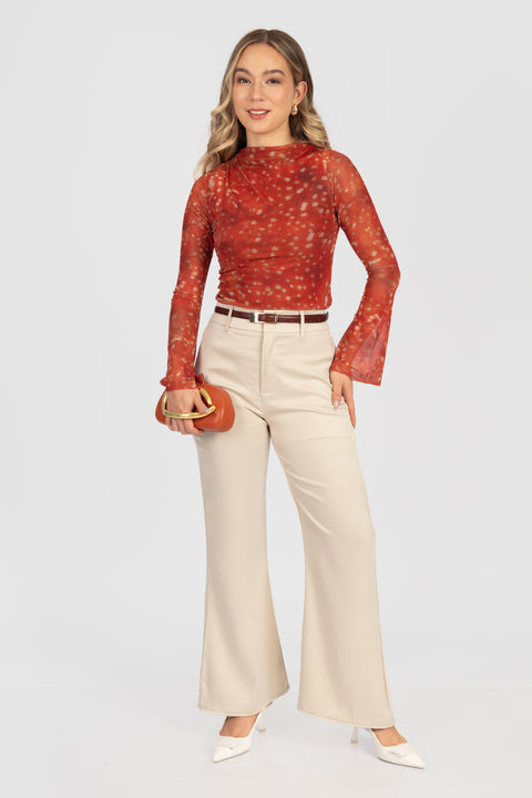Pantalon Viviana - Crema