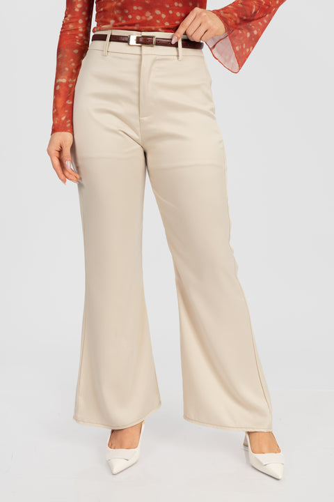Pantalon Viviana - Crema