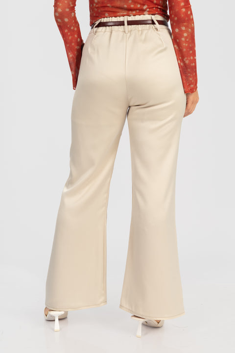 Pantalon Viviana - Crema