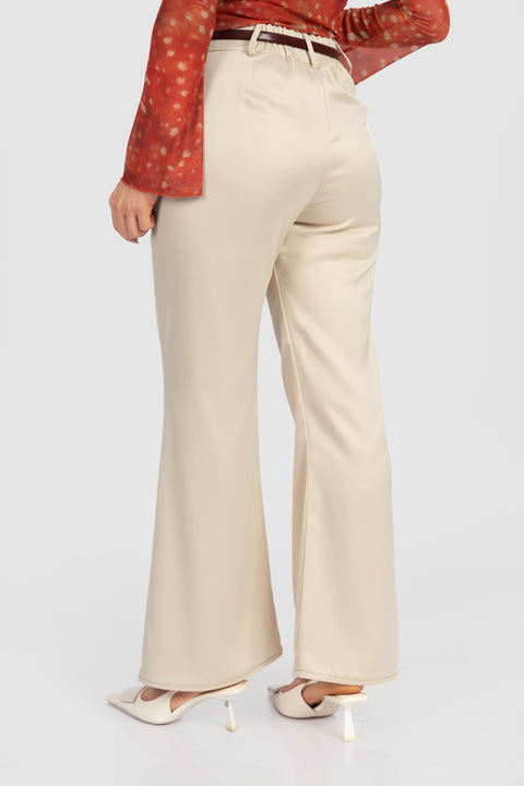 Pantalon Viviana - Crema