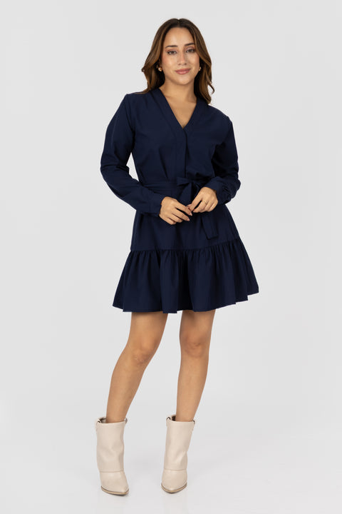 Vestido Nataly - Azul Marino