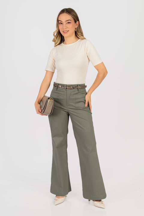 Pantalón Megan - Verde Olivo