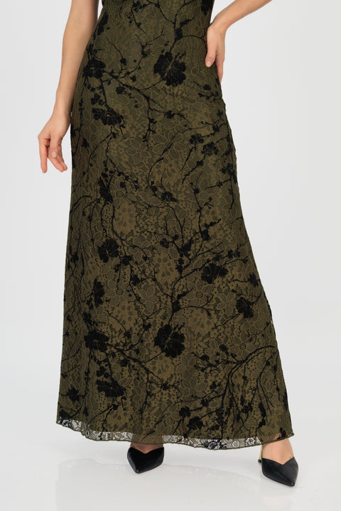 Vestido Leyla - Verde Olivo
