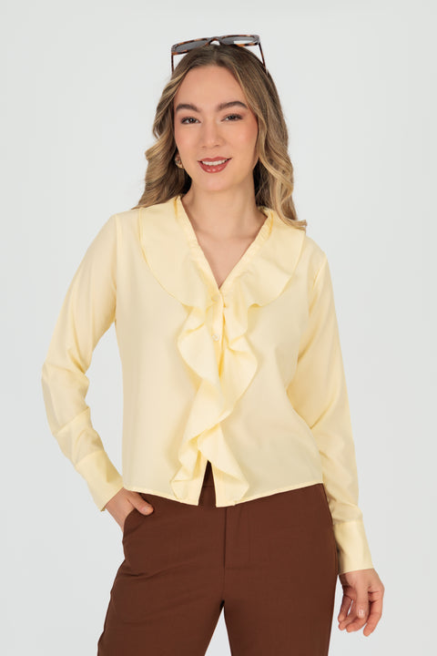 Blusa Brunella - Mantequilla