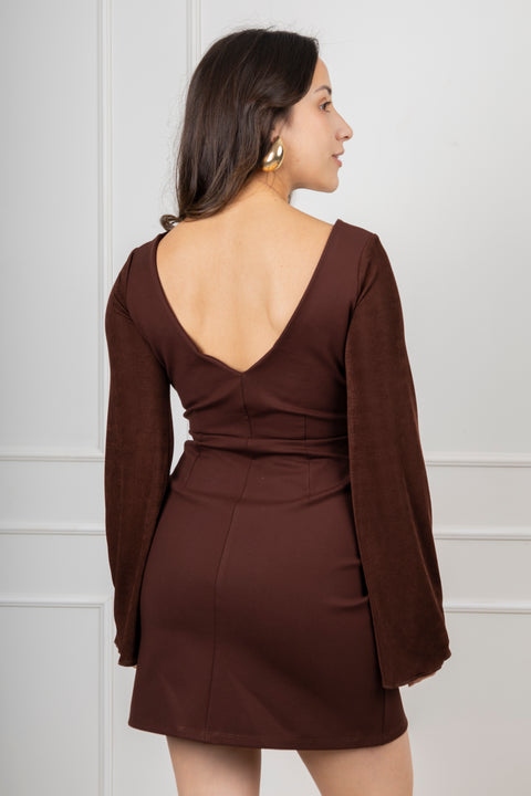 Vestido Alexia - Marron Chocolate