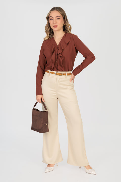 Blusa Brunella - Marron