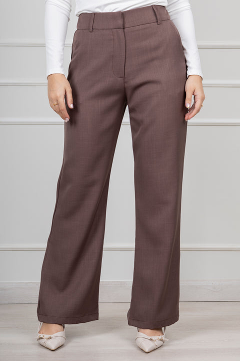 Pantalon Carla - Marron