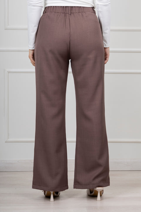 Pantalon Carla - Marron