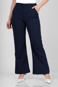 PANTALON KAROL AZUL RAYAS