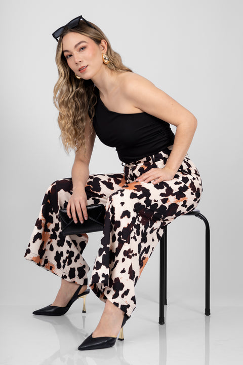 Pantalon Kaori - Animal Print Lacre