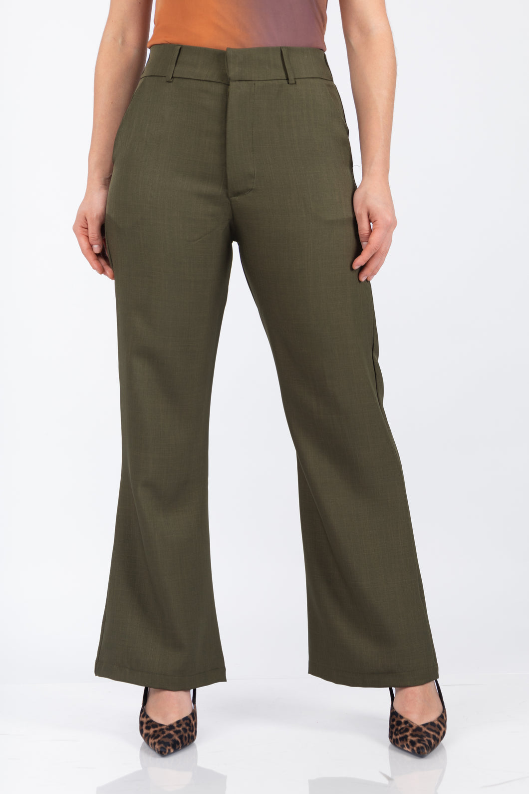 PANTALON CARLA VERDE OLIVO