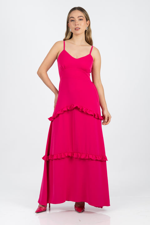 Vestido Catalina - Fucsia