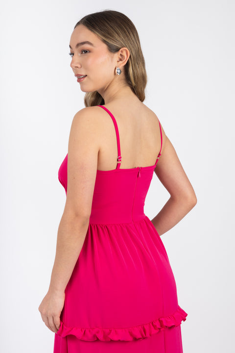 Vestido Catalina - Fucsia