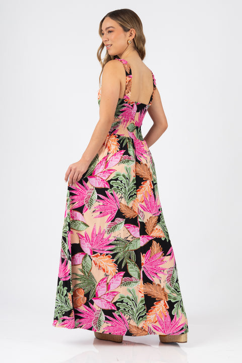 Vestido Rafaella - Negro Tropical