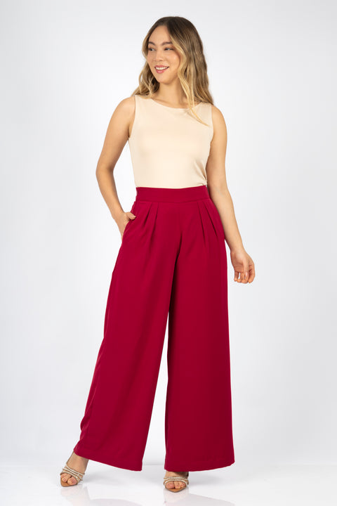 Pantalon Mara - Vino