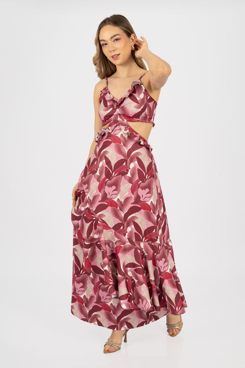 Vestido Brandy - Fucsia