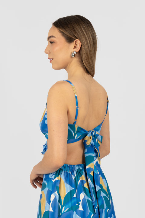 Vestido Brandy - Azul