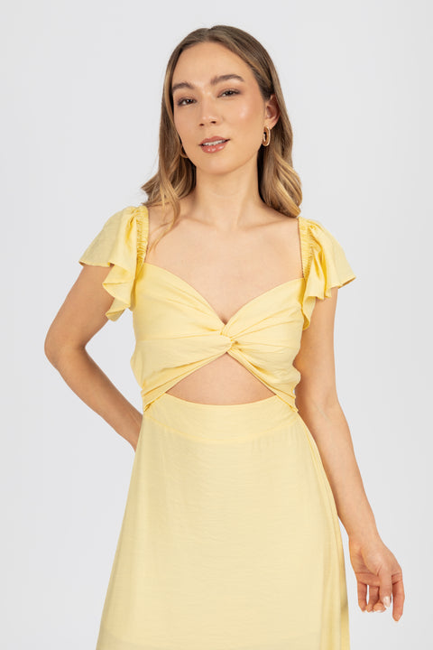 Vestido Juliana - Amarillo