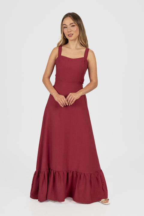 Vestido Tatty - Vino