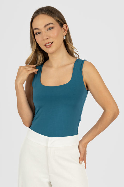 Top Isabella - Turquesa