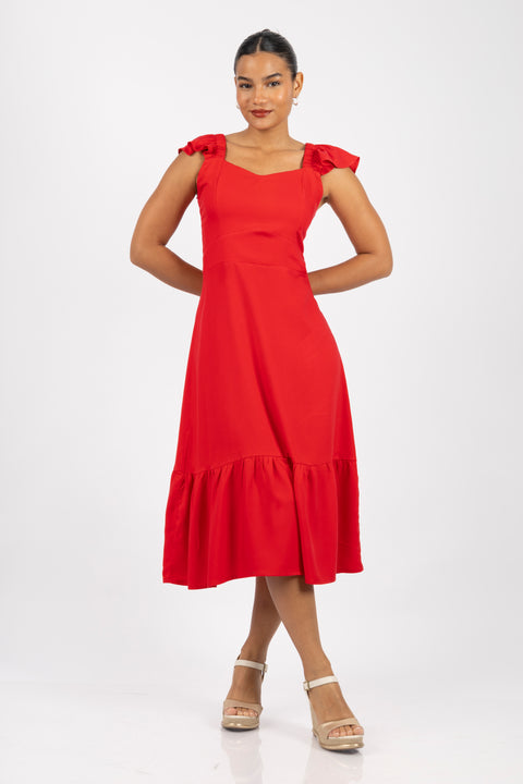 Vestido Francis - Rojo